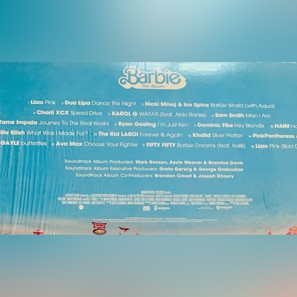 BARBIE The ALBUM Soundtrack Vinyl Sky Blue Limited Edition ~Ryan Gosling~NEW - Picture 5 of 6